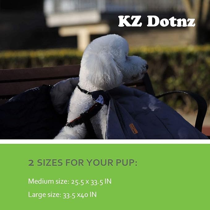 Camping Dog Sleeping Bag, Waterproof Warm Pet Bed Cave, Packable Washable Dog Bed Mat with Compression Bag-PawvioPets