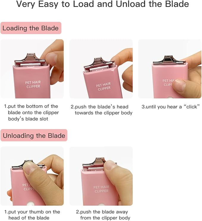 3 PCS Narrow Size Replaceable Ceramic Blades Set Pet Hair Clipper,Cat Dog Common Use Clipper Blade(#AP005)-PawvioPets