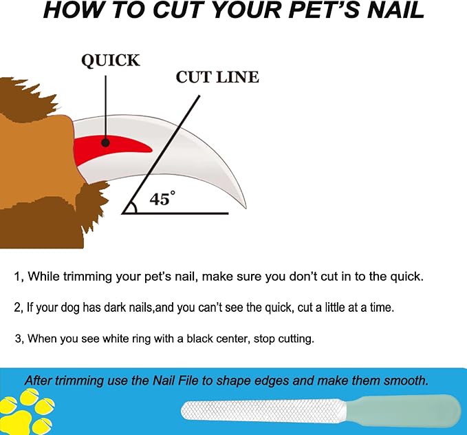 Dog Nail Clipper,Pet Nail Trimmers Safety Guard to Aviod Over Cutting,Puppy Cat Claw Trimmer,with Free Dog Comb & Nail File, Sharp Grooming Clipper, Great for Thick Toenail, Green-PawvioPets