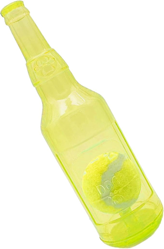 Dog Squeaky Floating Toy for Small Medium Large Dogs Training Fetch Indestructible Dog Chew Toys Indoor Pool Beach Outdoor Pet Supplies Yellow M-PawvioPets