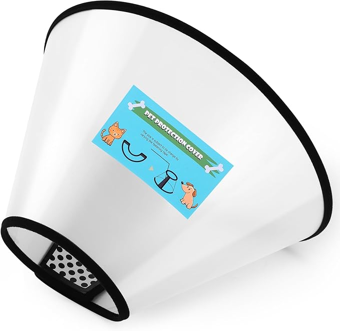 GLADOG Soft Dog Cone Collar, 3 PCS (XL is Only 1 PCS) Flexible Plastic Cone for Dogs After Surgery, Dog Recovery Collar, Adjustable E-Collar for Large/Medium/Small Dogs Cat, Comfy Elizabethan Collar-PawvioPets