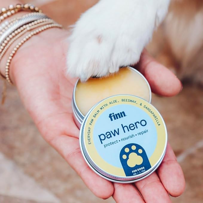 Finn Paw Hero | Natural Revitalizing Dog Paw Balm | Protect, Nourish & Repair from Wear, Damage & Dryness - 1.75 oz-PawvioPets