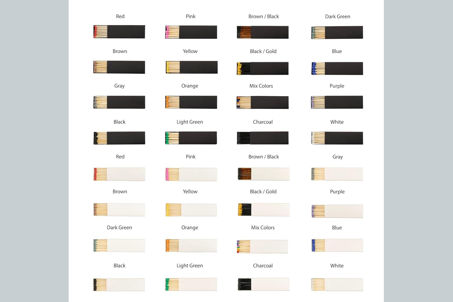 Customizable Baby Shower Matchboxes – Set of 10 – Cute Baby Design – Colorful Matchsticks – Perfect for Baby Shower Favors (2" Matchsticks, Baby #3)