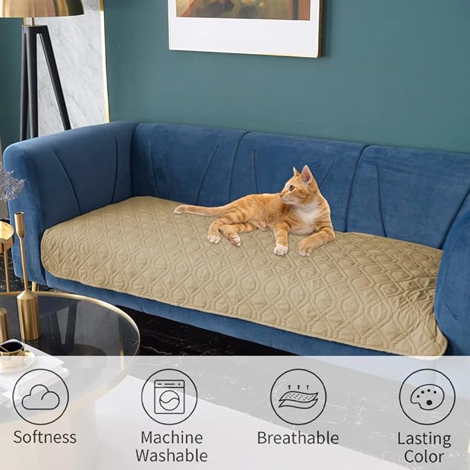 Ameritex Waterproof Dog Bed Cover Pet Blanket for Furniture Bed Couch Sofa Reversible-PawvioPets