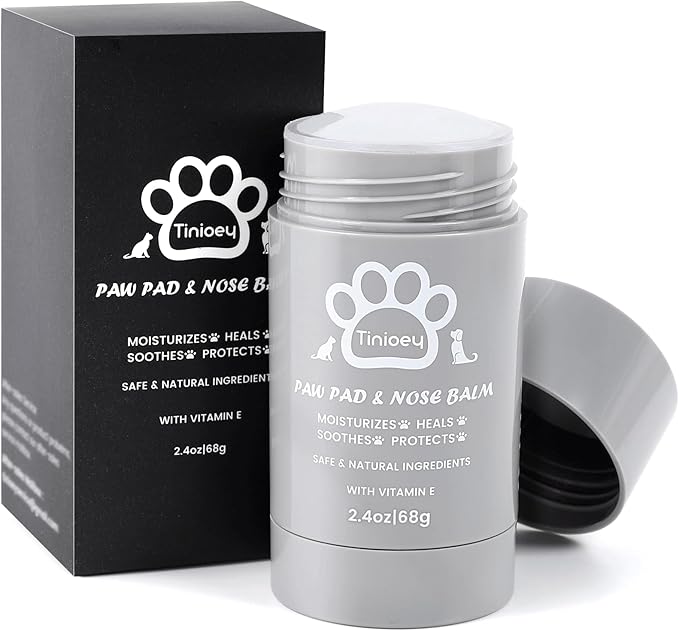 Cat Dog Paw Pad Balm Stick (2.4 oz) | Natural Lick Safe Dog Paw Blam Protector, Soother & Moisturizer for Cracked Dry & Damaged Paws, Nose & Elbows | Snout Soother for Dogs-PawvioPets