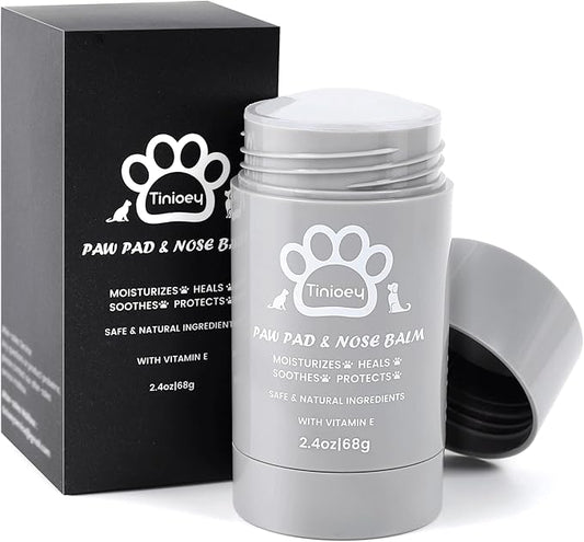 Cat Dog Paw Pad Balm Stick (2.4 oz) | Natural Lick Safe Dog Paw Blam Protector, Soother & Moisturizer for Cracked Dry & Damaged Paws, Nose & Elbows | Snout Soother for Dogs-PawvioPets