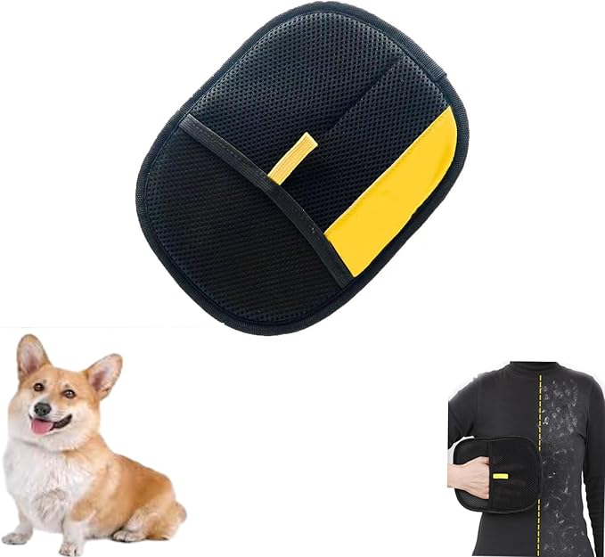 Fursweep Gloves Pet Hair Remover, Kivori Pet Grooming Glove, Pet Hair Remover Electrostatic Gloves, Furmingle Double Sided Cat Grooming Glove, Reusable Cat & Dog Hair Remover, for Couch, Carpet-PawvioPets