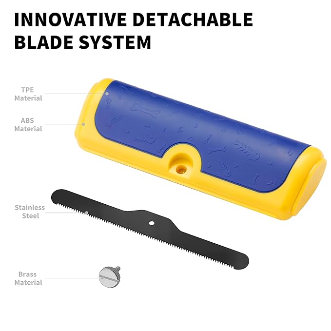 Dog Brush for Shedding, Deshedding Grooming Tool for Dogs & Cats, Pet Hair Remover, Cat Deshedding Comb, Professional Grooming Tool, Easy to Clean, Pet Grooming Brush for Dogs and Cats-PawvioPets