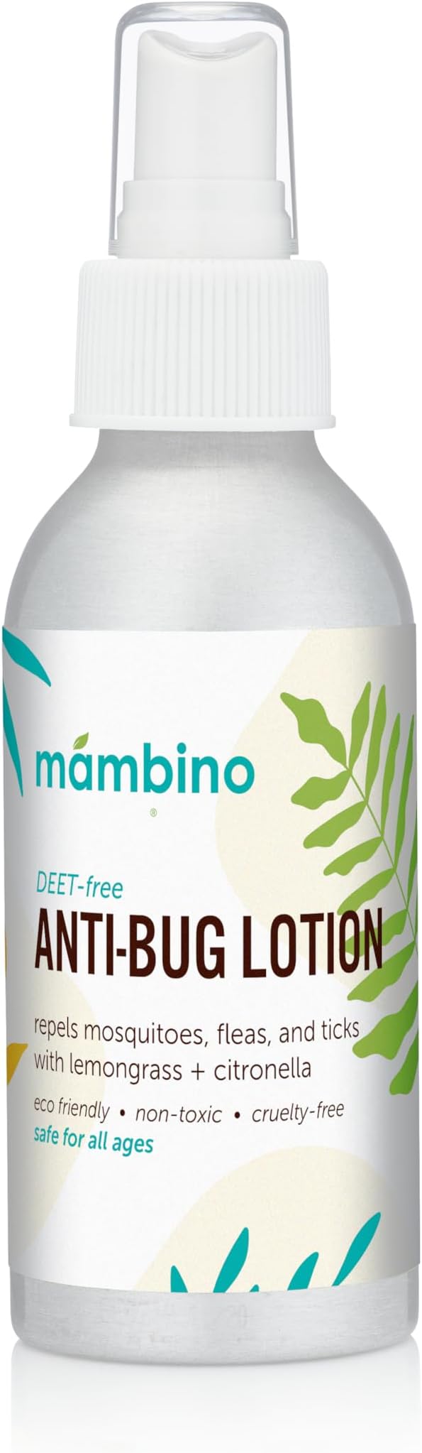Anti-Bug Lotion DEET-Free – All-Natural Bug Lotion Travel Size Made with Nourishing Essential Oils – Bug Repellent for Babies, Kids, Adults, Camping, & More by Mambino Organics, 4oz-PawvioPets