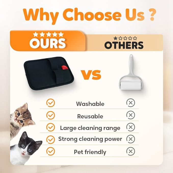 2 Upgraded Thickened Electrostatic Pet Hair Removal Gloves Brush,2025 New Reusable Cat Dog Hair Remover Grooming Gloves,Double Sided Washable Static Animal Fur Removal Tool for Couch,Carpet, Clothes-PawvioPets