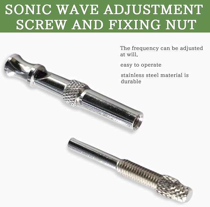 3 PCS Dog Whistle to Stop Barking Neighbors Dog, Adjustable Ultrasonic Wave Silent Dog Whistle, with Lanyard, Small and Portable, Suitable for All Dog Breeds (Black+White+Orange)-PawvioPets