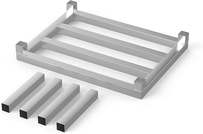 18 in X 24 in. Aquarium Stand | Industrial Style Aluminum Fish Tank Base with Open Frame Design-PawvioPets