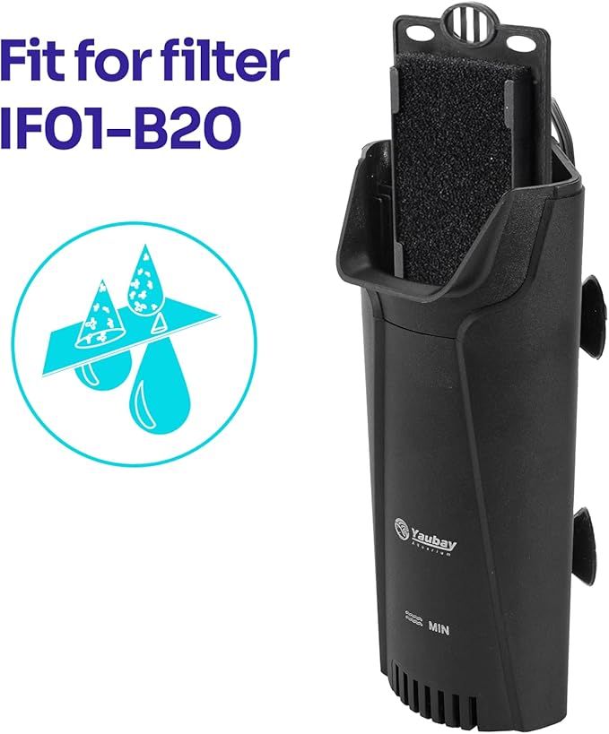 3PCS Aquarium Internal Filter Replacement Cartridge for IF01-B20, Fish Tank Filter Accessories-PawvioPets