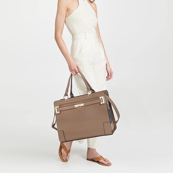 Fashion Pet Carrier Dog Cat Carrier Purse Soft-Sided Leather Handbag Pet Tote Bag for Small Dogs Puppy and Cats TSA Airline Approved (Khaki)-PawvioPets