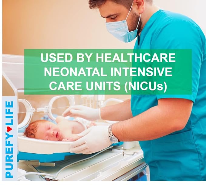 Baby Everything Cleaner (16oz + Concentrate Makes 80oz) Hypoallergenic. Hypochlorous Technology. No Residue. Unscented. No Rinse. Baby Safe cleaner for Toys, Pacifier, High Chair, and Nursery. Fine Spray for Everywhere Everything.-PawvioPets