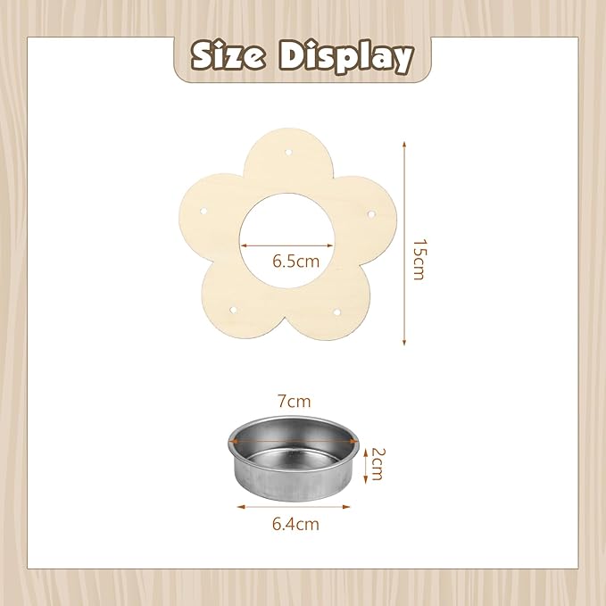 Fennoral 4 Pack Bird Feeder Kits for Kids Make Your Own Bird Feeders Wooden Art and Craft for Girls Boys Ornaments DIY to Paint Craft for Spring Garden Outdoor Decoration Summer Activities Project-PawvioPets