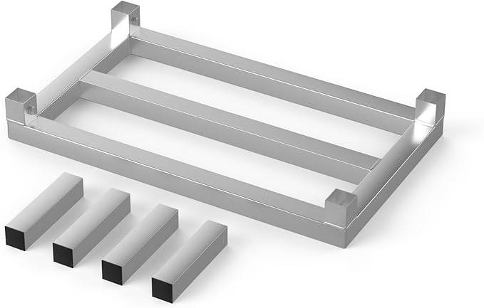 14 in X 24 in. Aquarium Stand | Industrial Style Aluminum Fish Tank Base with Open Frame Design-PawvioPets