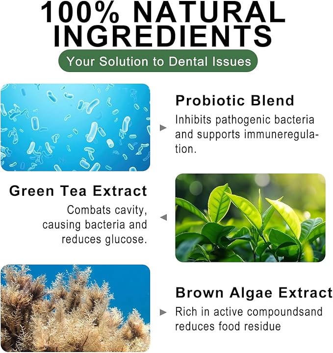 Dog Dental Powder, 6 oz, Dog Teeth Cleaning Powder & Cat Breath Freshener, Plaque Off Pet Tooth Cleaning - Combating Dental Plaque, Tartar Cleaning and Removal, Fighting Bad Breath, Oral Care-PawvioPets