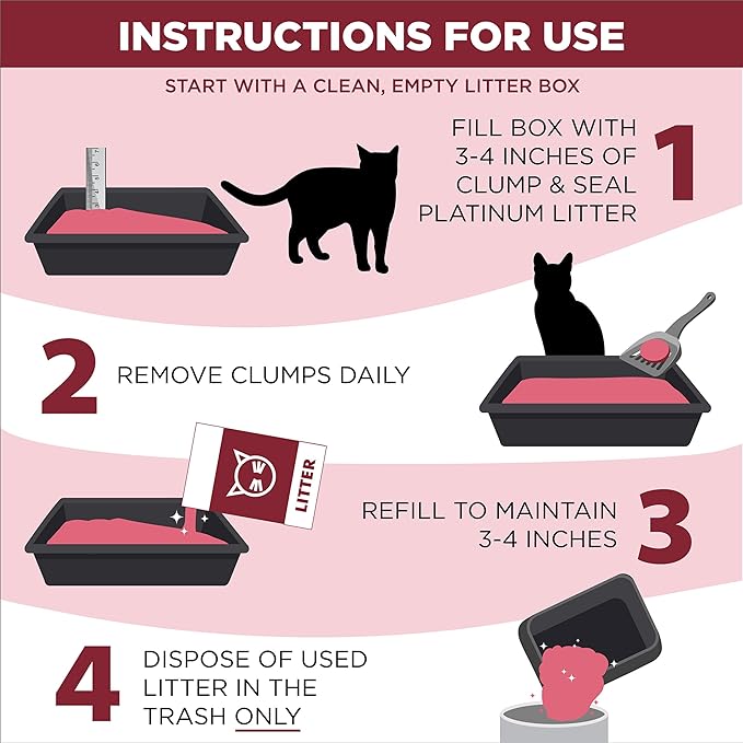 ARM & HAMMER Clump & Seal Platinum Clumping Cat Litter Odor Control, Multi-Cat, 14-Day Odor Control, Online Exclusive Formula, 27.5 Lbs-PawvioPets