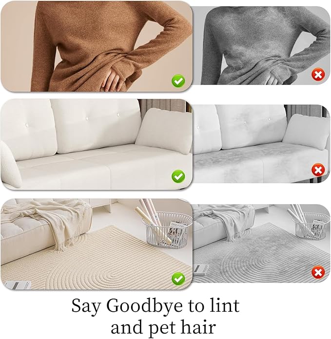 3PC Pet Hair Removal Glove for Cats & Dogs, 2025 Newly Upgraded Five-Finger Electrostatic Pet Hair Gloves, Reusable Pet Hair Remover Tool for Furniture, Car, Couch, Carpet, Clothes-PawvioPets