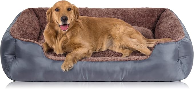 Dog Beds for Jumbo Dogs, Large Pet Beds Machine Washable, Soft Dog Sofa Bed with Non-Slip Bottom-PawvioPets
