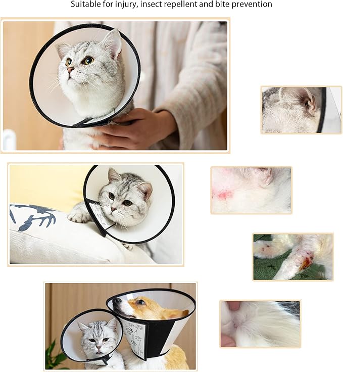 7-Piece Cat Bathing Set - Anti-Scratch Silicone Shoes, Claw Covers, Shower Net, Bathing Bag & Elizabethan Collar (Grey-3)-PawvioPets