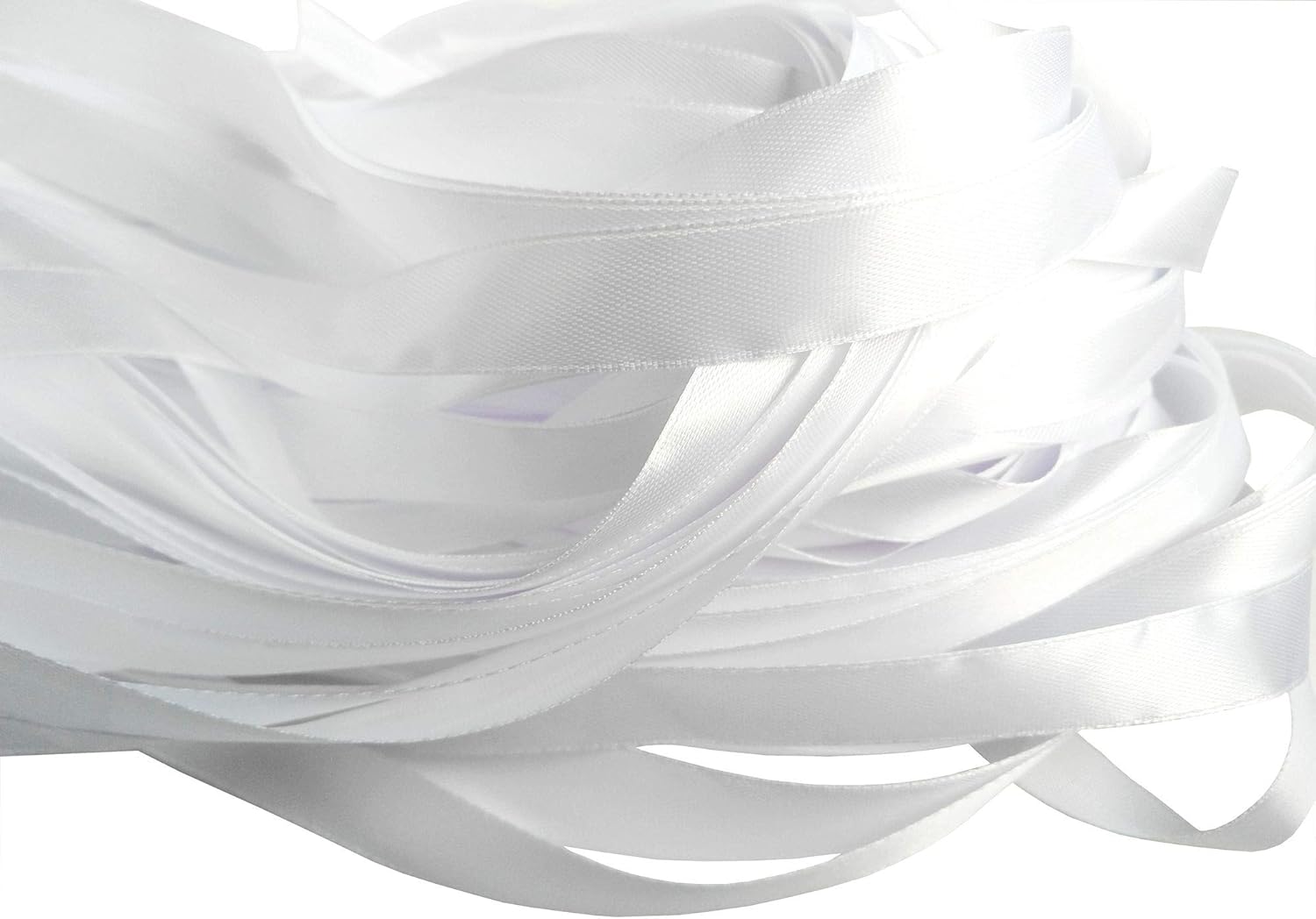 50PCS Ribbon Wands with Triple Ribbon and Silver Bell Party Wand Party Favors Streamers Ribbon Sticks Magic Fairy Wands for Wedding Decors