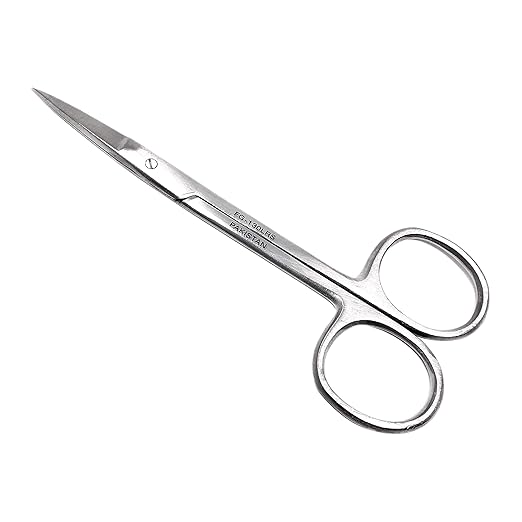 Cynamed Iris Micro Dissecting Precision Lab Scissors, Fine Point Straight - Perfect for Doctors, Nurses, EMS, Students, Education-PawvioPets