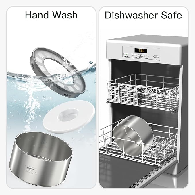 1Gallon No Spill Water Bowl for Dogs, Double-Wall Stainless Steel with Splash-Proof Paws Lid and Floating Disk, Non-Slip Base, Easy to Clean Slow Water Feeder for Large Medium Dogs-PawvioPets