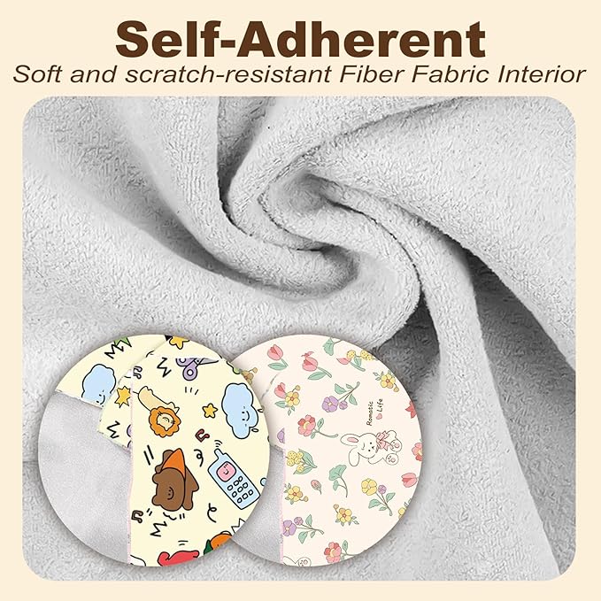 Cat Grooming Wrap, 2pcs [L] Cat Restraint Wrap for Nail Clipping, Ear Cleaning, and Teeth Brushing, Self-Adherent, Anti-Bite, Anti-Scratch, Anti Scratch, Pink+Yellow-PawvioPets