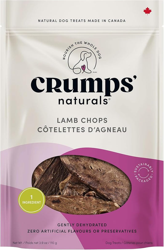 Crumps Naturals Lamb Chops 110g/3.9oz(Product Packaging May Vary)-PawvioPets