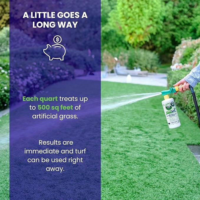 BioS+ Odor Eliminator Concentrate – Artificial Turf Cleaner for Pet Urine Outdoor & Yard Deodorizer for Dog Urine and Waste – Enzyme Formula, Safe for Pets, Kids & Plants – 1 Gallon-PawvioPets