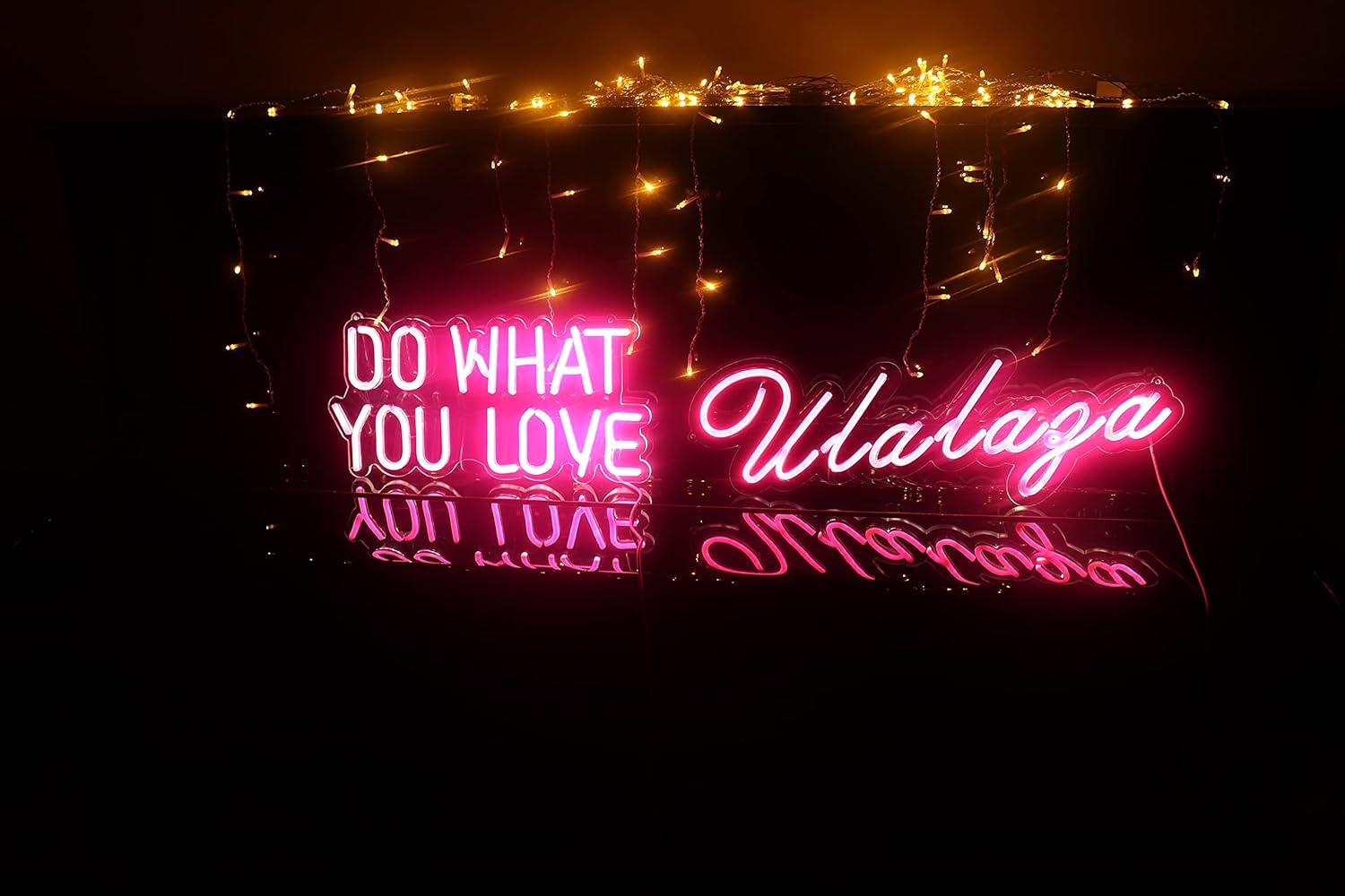 LED Neon Sign Night Light for Wall Party Décor Bedroom Room Bar Wedding Home Birthday Art Decoration Christmas with USB Chain Light modulator 5v (lets party blue)