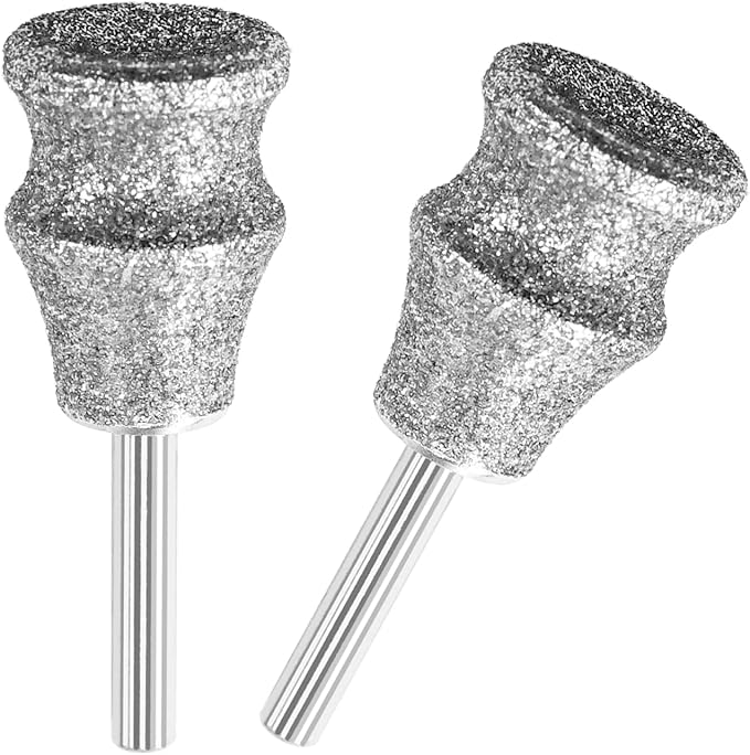 Diamond Dremel Nail Grinder Bits for Pets, Diamond Pet Nail Grinder Wheel can Perfect Work with Dremel Sanding Drums for Large Dogs & Small Dogs & Animal Nail Care,80 Grit Home Grinder Tools-PawvioPets