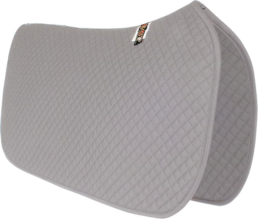 ECP Equine Comfort Products All Purpose Diamond Quilted Western Saddle Pad for Injury Prevention, Breathable, Hypoallergenic, Shock-Absorbing Cushion for Horse Comfort-PawvioPets
