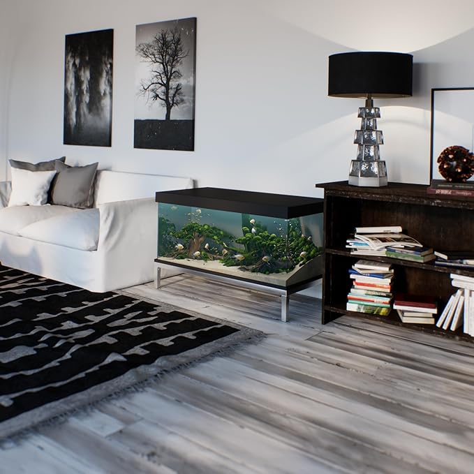 24 in X 48 in. Aquarium Stand | Industrial Style Aluminum Fish Tank Base with Open Frame Design-PawvioPets