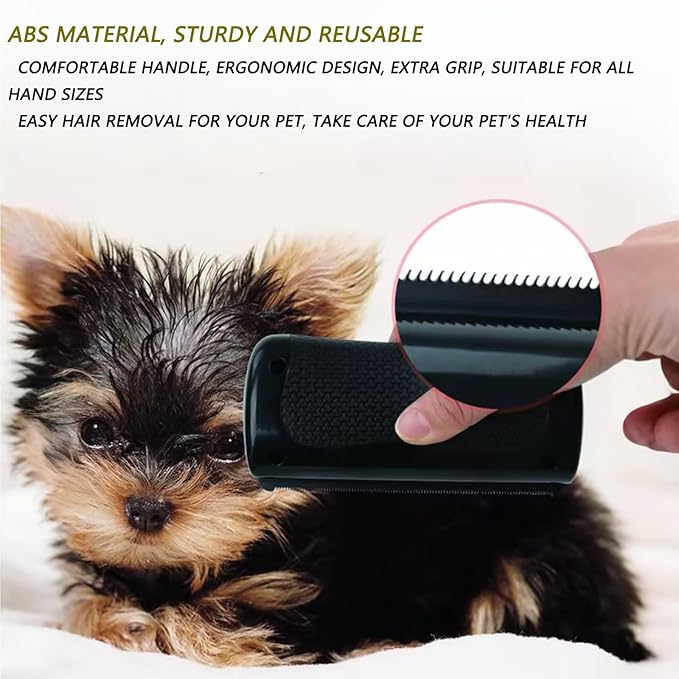Deshedding Brush - Dog Brush for Shedding & Pet Hair Removal Tool, Double Sided Grooming Brush - Dog & Cat Grooming Supplies for Long Short Hair-PawvioPets