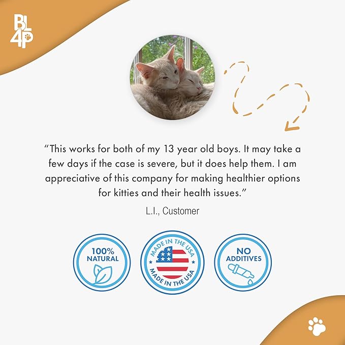 Cat Laxative Constipation Relief, Natural Cat Stool Softener Remedy for Irregular Bowel Movements Without Feline Diarrhea, Supports Feline Digestion & Gas Pain Relief, 400 Odorless, Tasteless Pills-PawvioPets