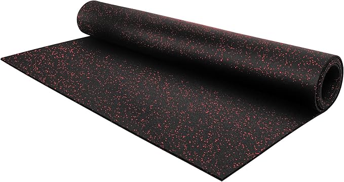 Flooring Inc's 1/4" Thick Tough Rubber Flooring Roll | Flexible Recycled Rubber Floor Mats for Home Gym | Heavy Duty Rubber Mat for Home Gyms, Sheds, Horse Stall Mat or Trailer-PawvioPets