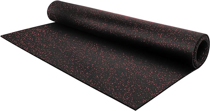 Flooring Inc's 1/4" Thick Tough Rubber Flooring Roll | Flexible Recycled Rubber Floor Mats for Home Gym | Heavy Duty Rubber Mat for Home Gyms, Sheds, Horse Stall Mat or Trailer-PawvioPets