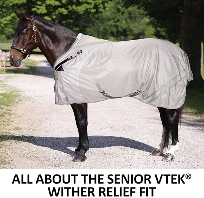 Dura-Tech RipGuard Adjusta-Fit Horse Fly Sheets | Self-Repairing Durability | Enhanced UV & Insect Protection | Ideal for All Horse Breeds-PawvioPets