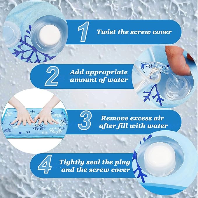 Dog Cooling Mat, Cooling Mat for Dogs & Cat, Provides Instant Relief for Small, Medium, Large Dogs, Washable, Non-Slip Design, Perfect for Hot Summer Days to Keep Pets Comfortable(M 19.6''*23.6'')-PawvioPets