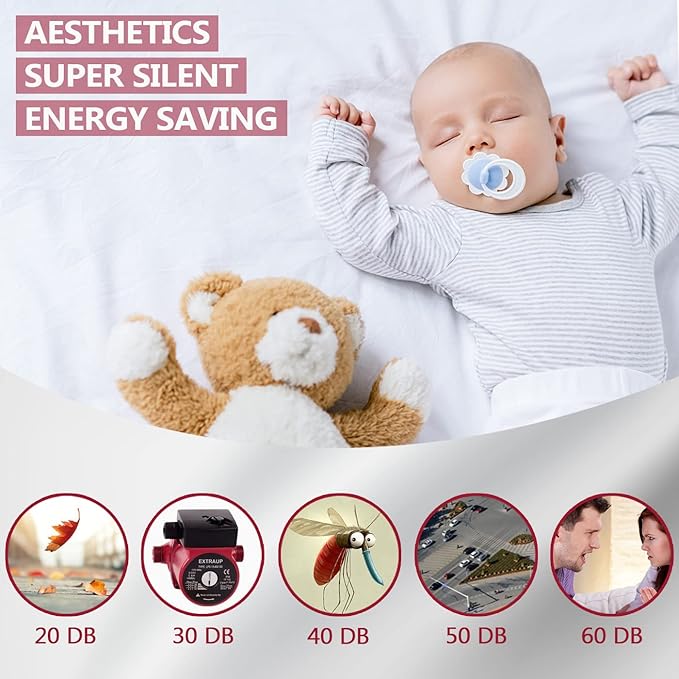 3/4 NPT 110V Hot Water 3-Speed Cast Iron Circulation Pump Circulator Pump-PawvioPets