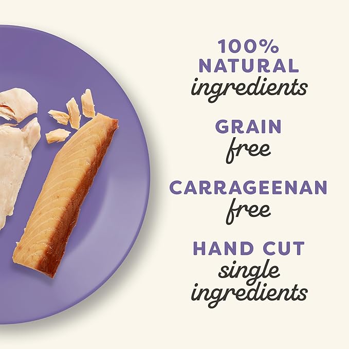 Applaws Natural Cat Treats, Grain-Free, High-Protein Whole Chicken & Tuna Loins, Single-Ingredient Healthy Snack for Cats (12 x 1.06 oz Loins)-PawvioPets