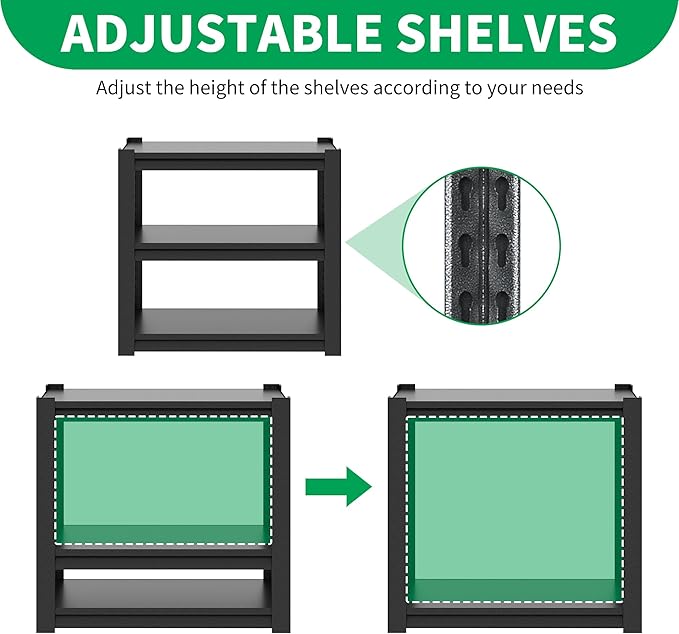 Fish Tank Stand,3-tier Rack Shelf Heavy Duty Metal Frame Aquarium Stand 20 Gallon,Reptile Terrarium Stand for 30 Gallon Long Aquarium,Reptile Tank Stand,Breeder Tank Stand,31.5"*18"*34"-PawvioPets