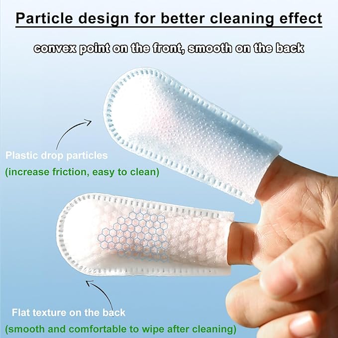 Dog Teeth Finger Wipes Cat Dental Finger Wipes, Puppy Teeth Cleaning Wipes, Pet Oral Care Pack of 50-PawvioPets