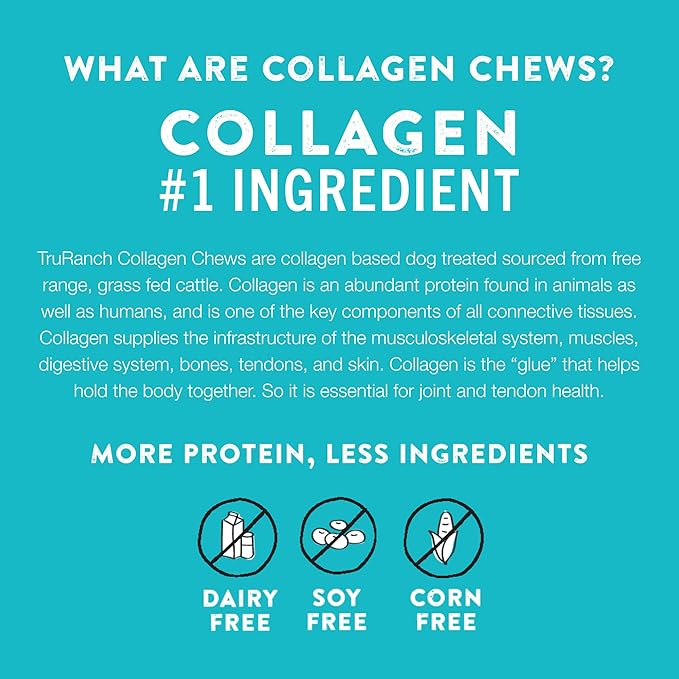 Collagen Rolls - 6" Collagen Rolls for Dogs - Long Lasting Healthy Joint Support Dog Treat - Rawhide Alternative - Skin & Coat Health - Made with Real Chicken, 1 Bag, 4 Count-PawvioPets