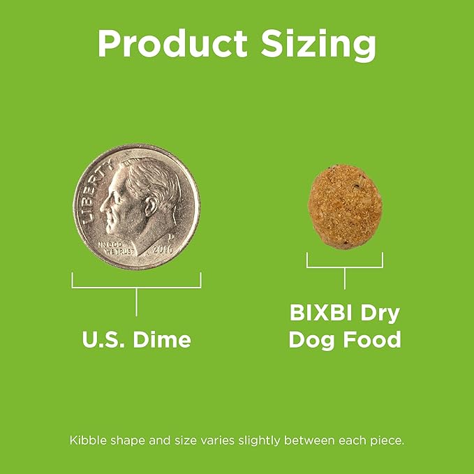BIXBI Rawbble Dry Dog Food, Pork, 4 lbs - USA Made with Fresh Meat - No Meat Meal & No Corn, Soy or Wheat - Freeze Dried Raw Coated Dog Food - Minimally Processed for Superior Digestibility-PawvioPets