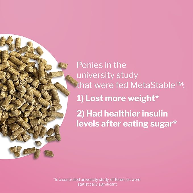 Formula 707 MetaStable Pellets for Horses 5 lb Bag – 40 Servings – University-Studied Support for Horses with Laminitis, Insulin Resistance & Metabolic Disorders-PawvioPets