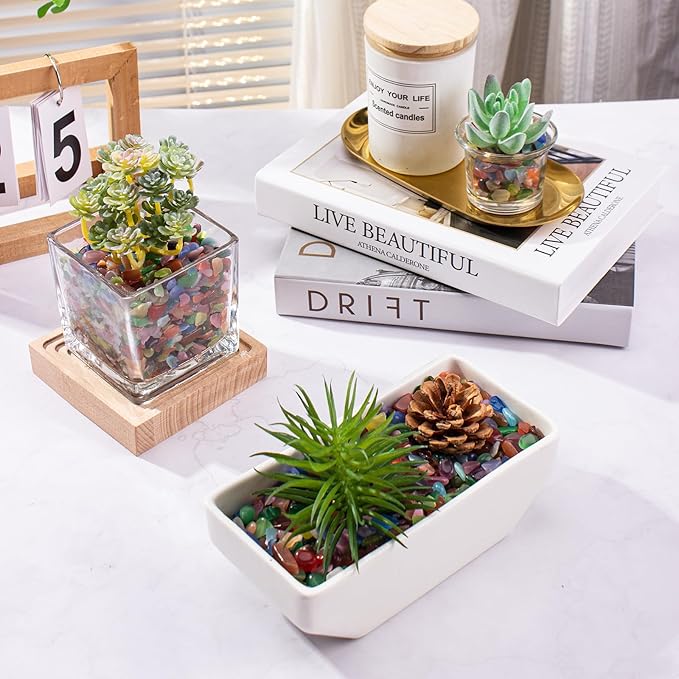 3 Lb Cat Eye Stones Aquarium Gravel Rocks for Fish Tank, Fish Tank Rocks Gravel Betta Fish Colorful Marbles for Vases Filler, Garden and Fish Tank Decoration-PawvioPets